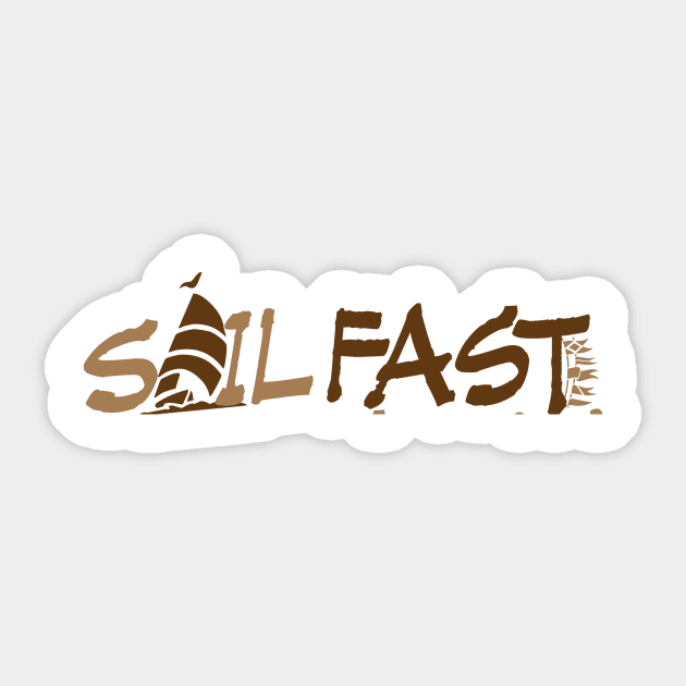 Funny Sail Fast sailing Sticker by Sailfaster Designs